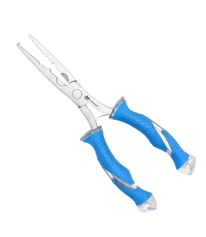 CUDA 18112 - 8" Titanium Bonded Stainless Steel Freshwater Plier with Ring Splitter