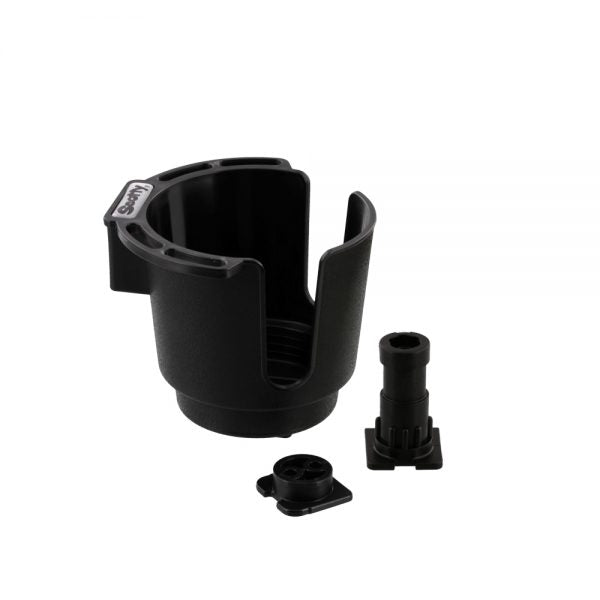SCOTTY 0311 Black Cup Holder with Bulkhead / Gunnel Mount and Rod