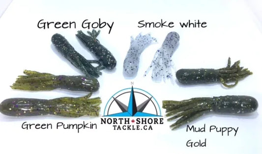 NORTH SHORE TACKLE - 2.5 Inch Salty Tube - 8 Pack