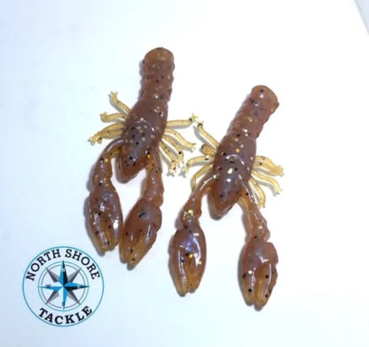 NORTH SHORE TACKLE - 3 Inch Crayfish - 6 Pack