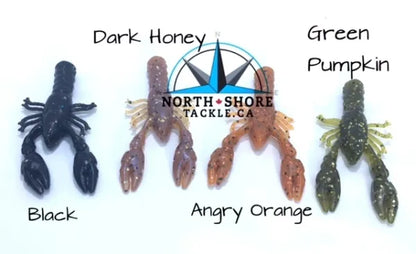 NORTH SHORE TACKLE - 3 Inch Crayfish - 6 Pack