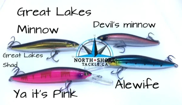 NORTH SHORE TACKLE - Great Lakes Minnow Rattle Crank Bait