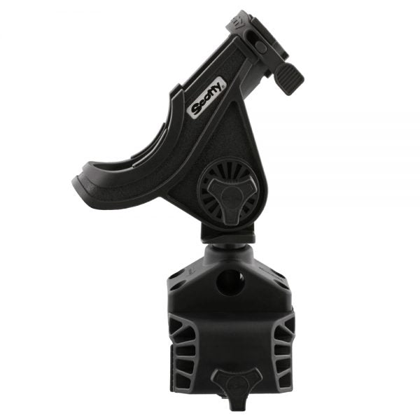 SCOTTY 0389 - Baitcaster / Spinning Rod Holder with Portable Clamp Mount (0449)