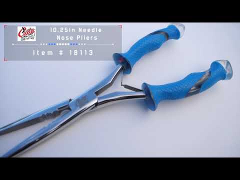 CUDA 18113 - 10 Titanium Bonded Stainless Steel Freshwater Long Needle  Nose Pliers